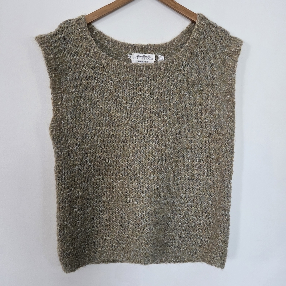 Vintage Linda Allard For Ellen Tracy Sleeveless Sweater